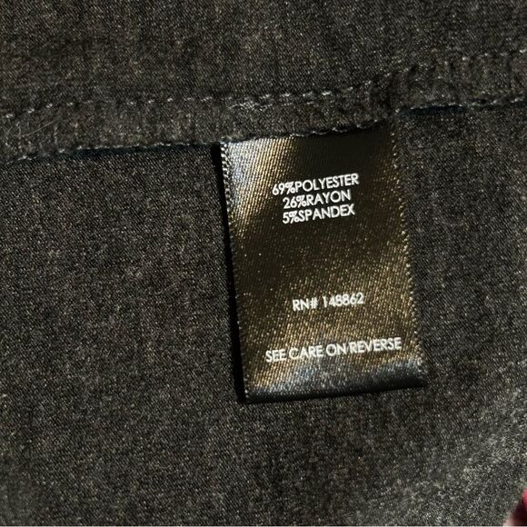 Torrid Charcoal gray jersey tie front shift dress women’s plus size 1X - Picture 10 of 10